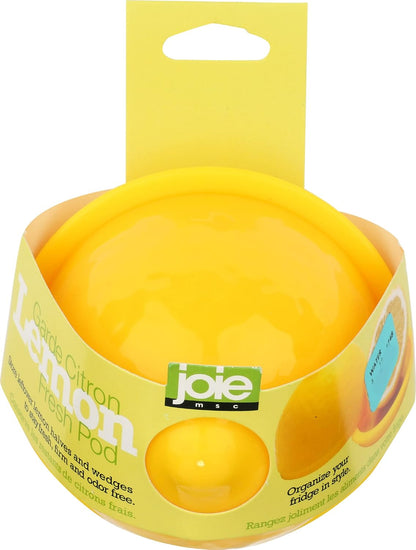 Joie Fresh Pod Avocado Storage Container with Clear Snap-On Lid, Keeps Leftover Half Flavorful and Firm in Fridge, Reusable Kitchen Gadget, BPA Free, Dishwasher Safe