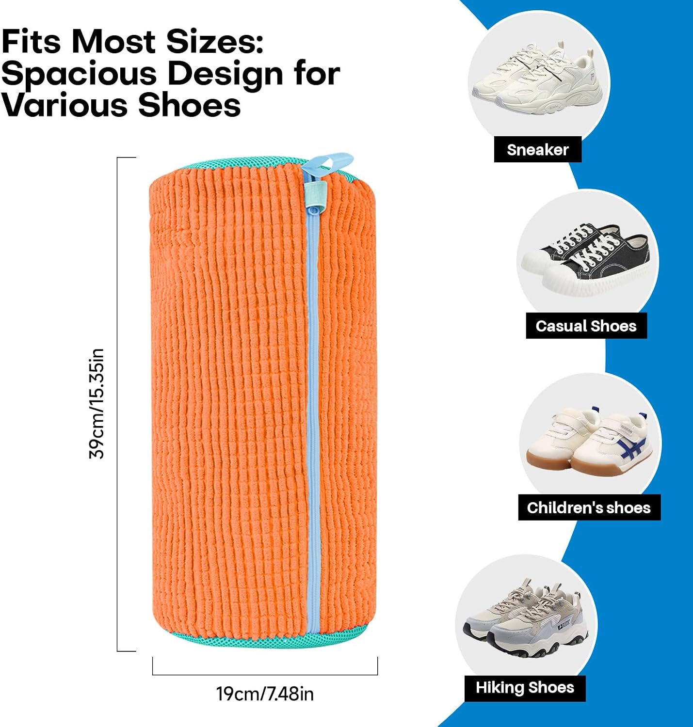 Shoe Washing Machine Bag: Laundry Shoe Bag for Washer and Dryer - 2pc Reusable Shoe Cleaning Bag for Sneaker Tennis Shoes Unstain Cleaner Kit (Yellow 2pcs)