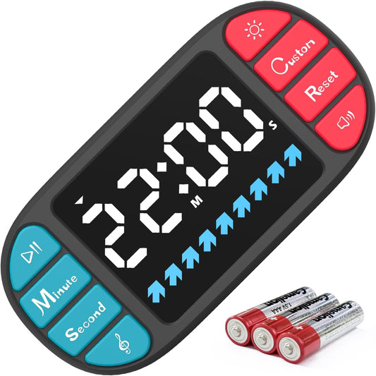 DOOMAY Magnetic Digital Kitchen Timer for Classroom Countdown