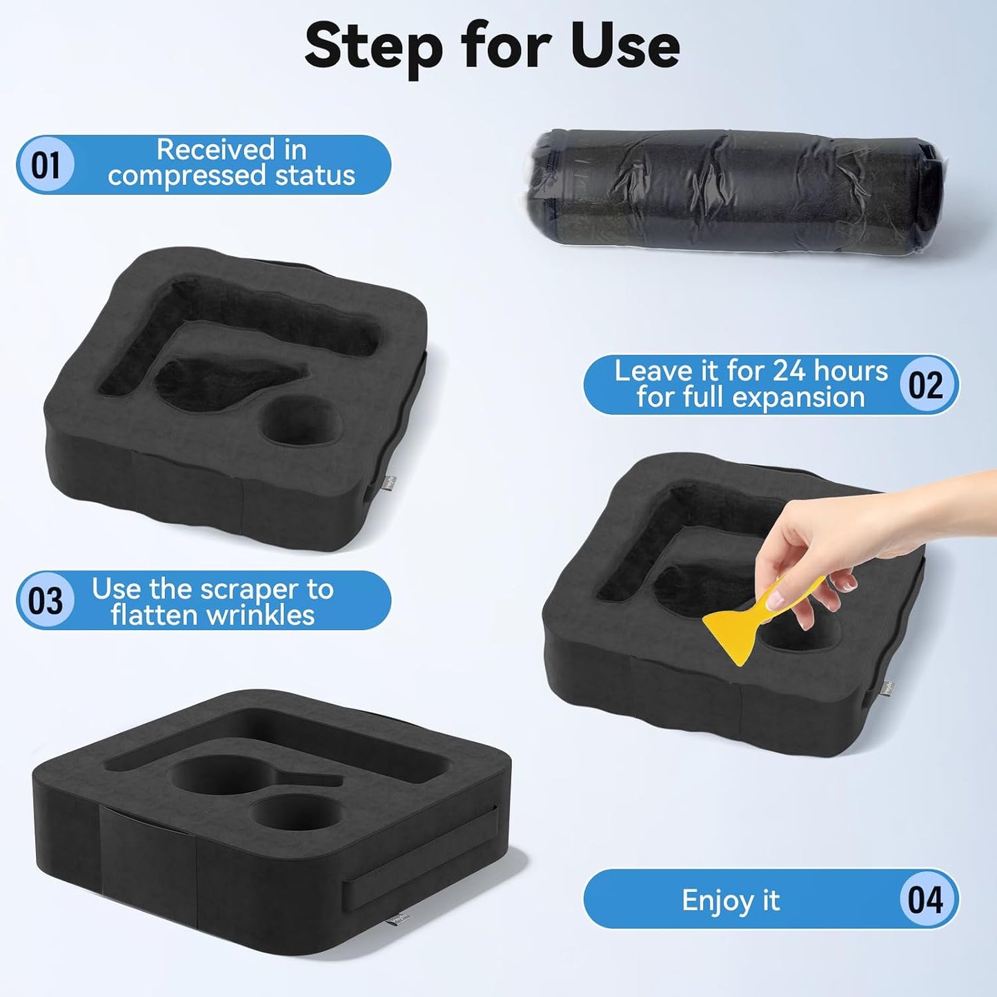 Couch Cup Holder Pillow, Sofa and Bed Caddy for iPad, Kindle, Switch, Game Controller, Remotes, Phones, Small-Sized Cup & Drink Holder for Couch, Bed, Desk, Car, Beach, Bathroom Cup Holder