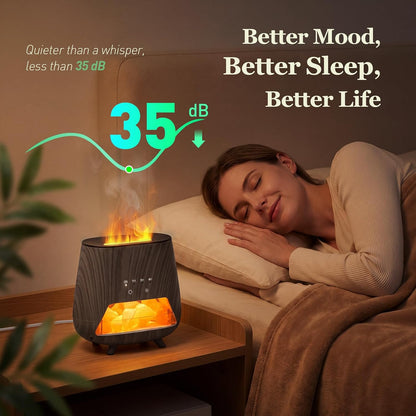 Essential Oil Diffuser for Home: 𝟒-𝐢𝐧-𝟏 Himalayan 𝐒𝐚𝐥𝐭 Lamp