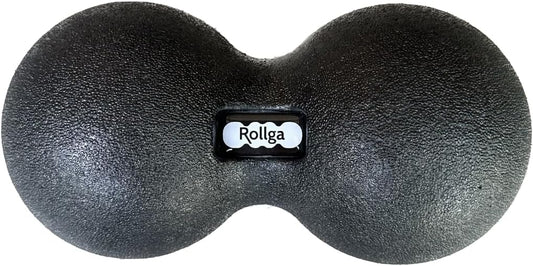 Peanut - The Better Peanut Ball Roller for Deep Tissue Massage, Mobility, Physical Therapy, Double Lacrosse Ball Massage, Back Pain, Myofascial Release, Muscle Knots, Suboccipital, & Acupoint