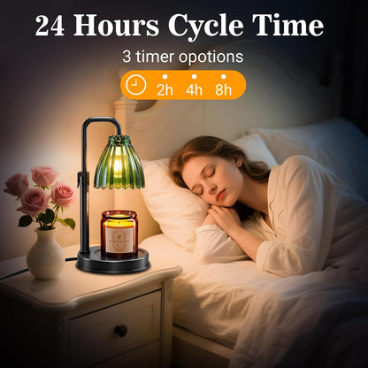 hyrion Candle Warmer Lamp with Timer, Gifts Adjustable Height Candle Lamp