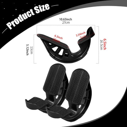 Colaxi 2Pcs Foot Rocker Calf Stretcher Non Slip Portable Fitness Pedal Foot Tilting Stretching Tool for Balance Exercise Flexibility