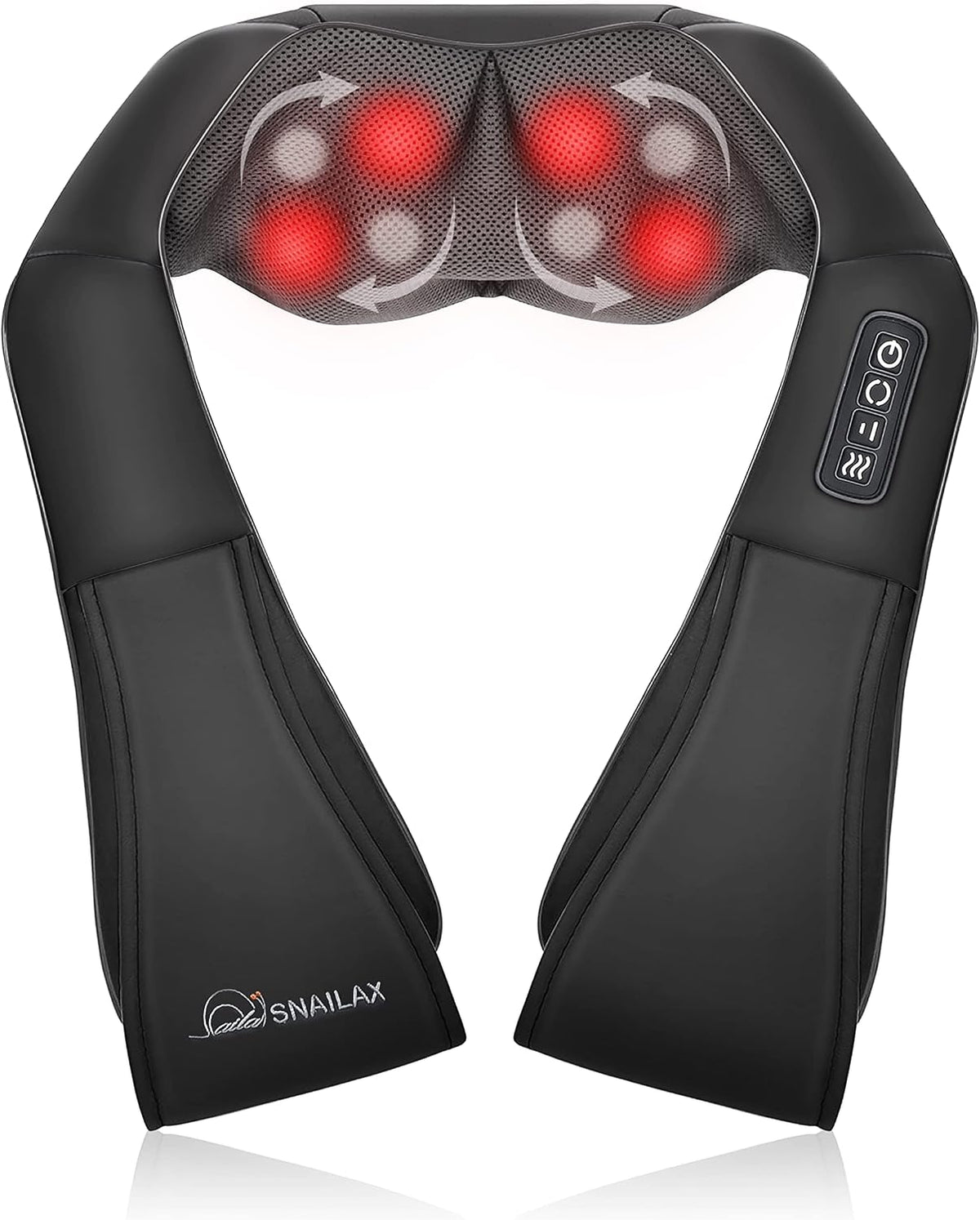Shiatsu Neck & Shoulder Massager with Heat, Deep Tissue Back Massager