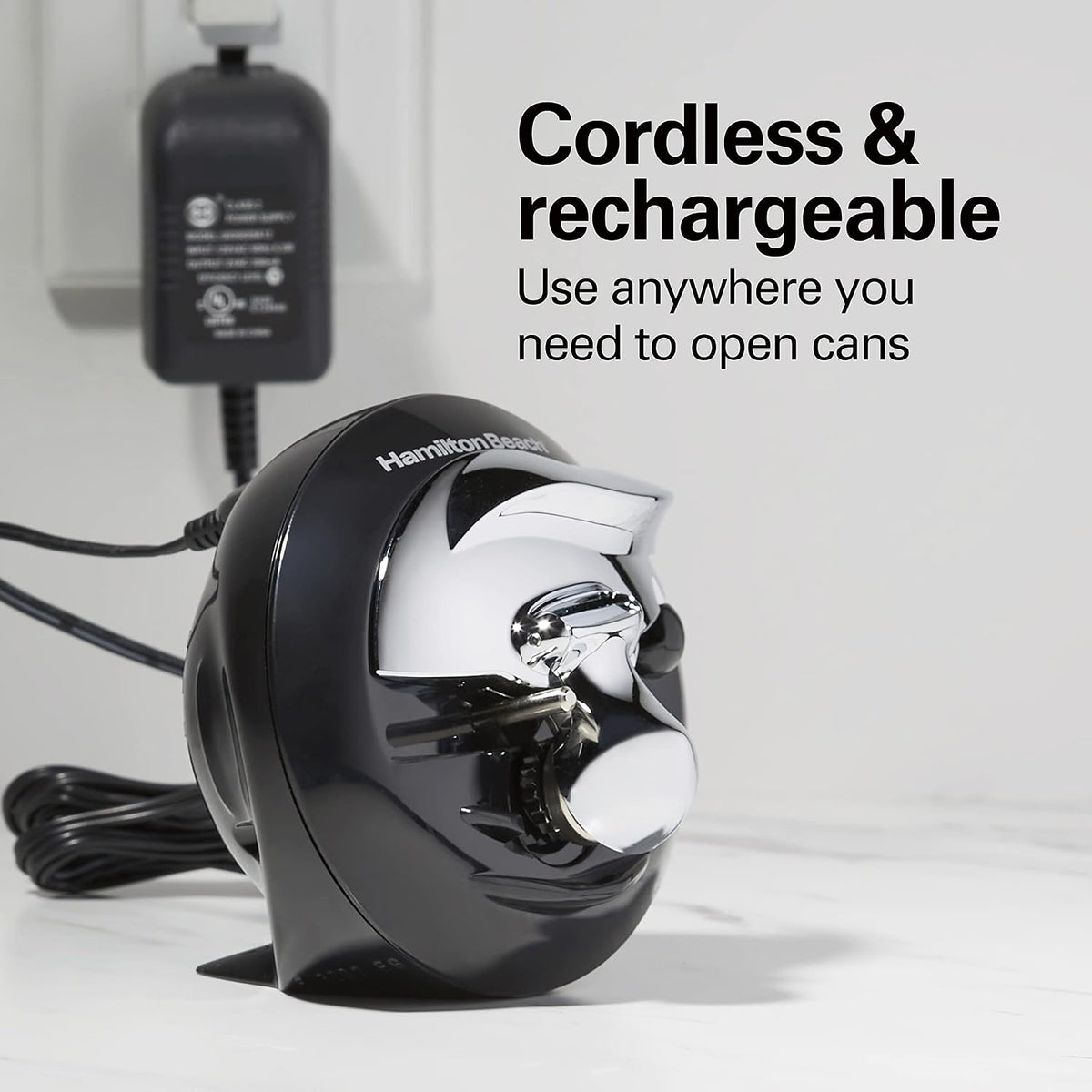 Hamilton Beach Walk 'n Cut Hands-Free Cordless Electric Can Opener