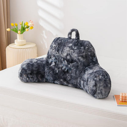 A Nice Night Ivory Reading Pillow, 18.5" Bed Wedge Pillows with Arms