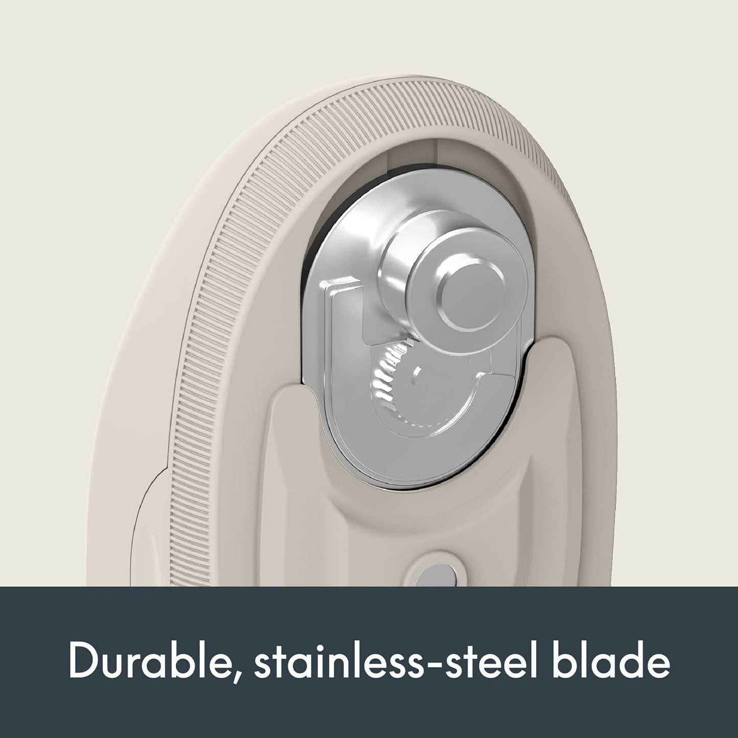 bella Automatic Can Opener, Hands Free, Battery Operated, Cordless, Stainless steel blade to open any Size Can with Magnet to Safely Remove Lid, Seamless Opening Decreases Sharp Edges, Slate
