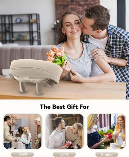Snailax Cordless Neck & Shoulder Massager with Kneading, Heat, USB-C