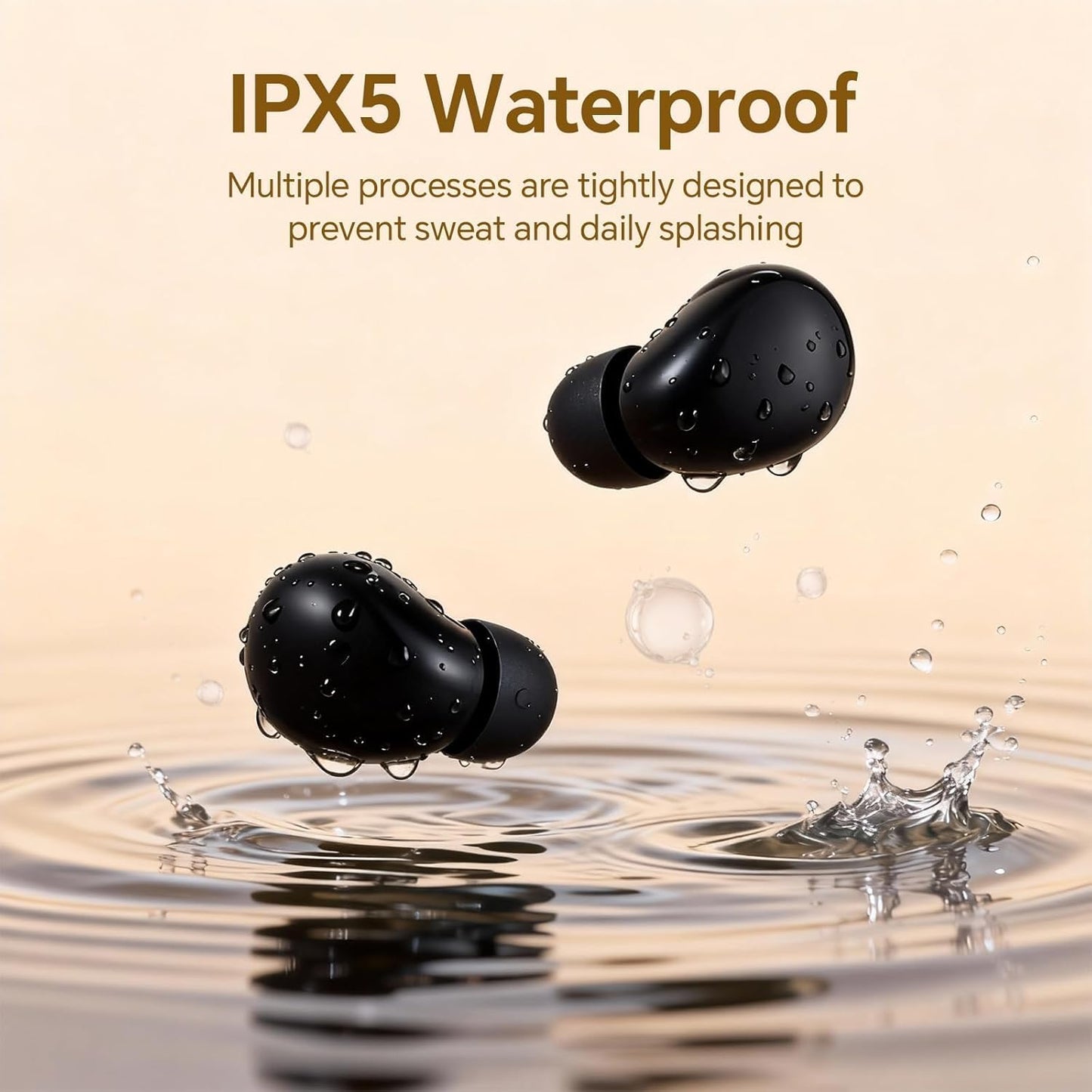 Smallest Invisible Mini Earbuds Wireless Bluetooth Low Profile Micro Tiny | Discreet Hidden Earbuds for Work, Small Headphones, Invisible Sleep Wireless Earphone IPX5 Waterproof for Small Ear Canals