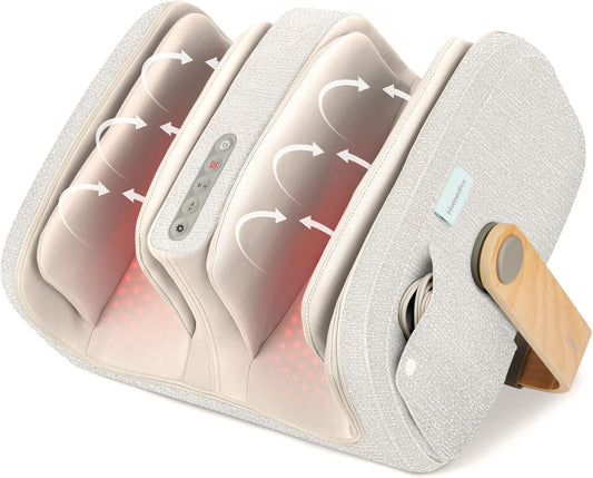 Homedics Luxe Comfort Foot Massager & Calf Massager with Heat