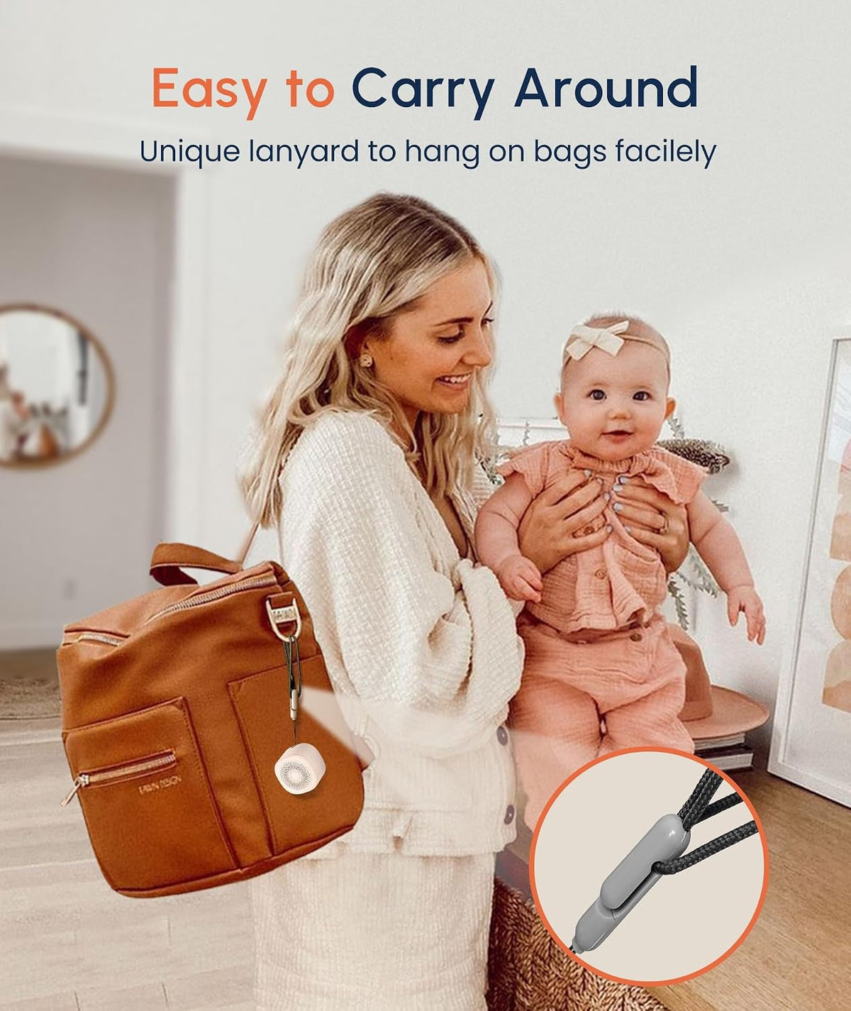 Mini Portable Sounds Machine with 20 Sounds White Noise,Sleeping Sounds Machine 15/30/60min Timer for Travel,Lunch Break,Baby Lullaby, Home, Office, Loud Noise Canceling Machine-2026 Updated Version
