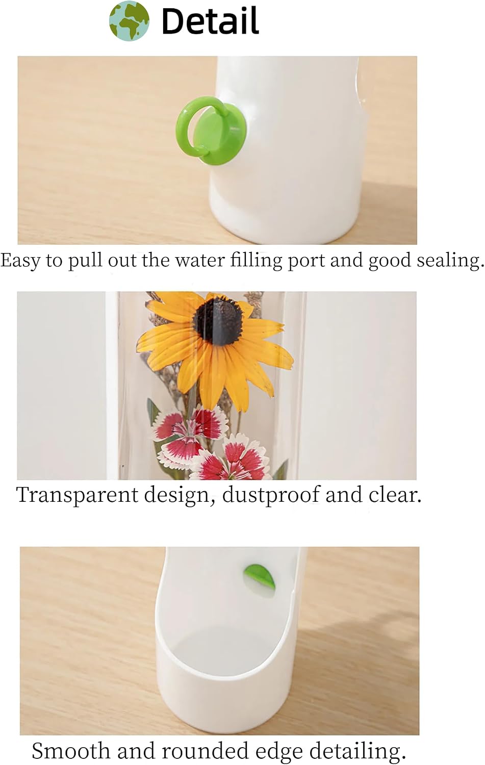 3Pack Herb Saver for Refrigerator for Cilantro, Parsley, Asparagus, Mint,Vegetable Preservation Containers, Keeps Greens Vegetables for 2-3 Weeks