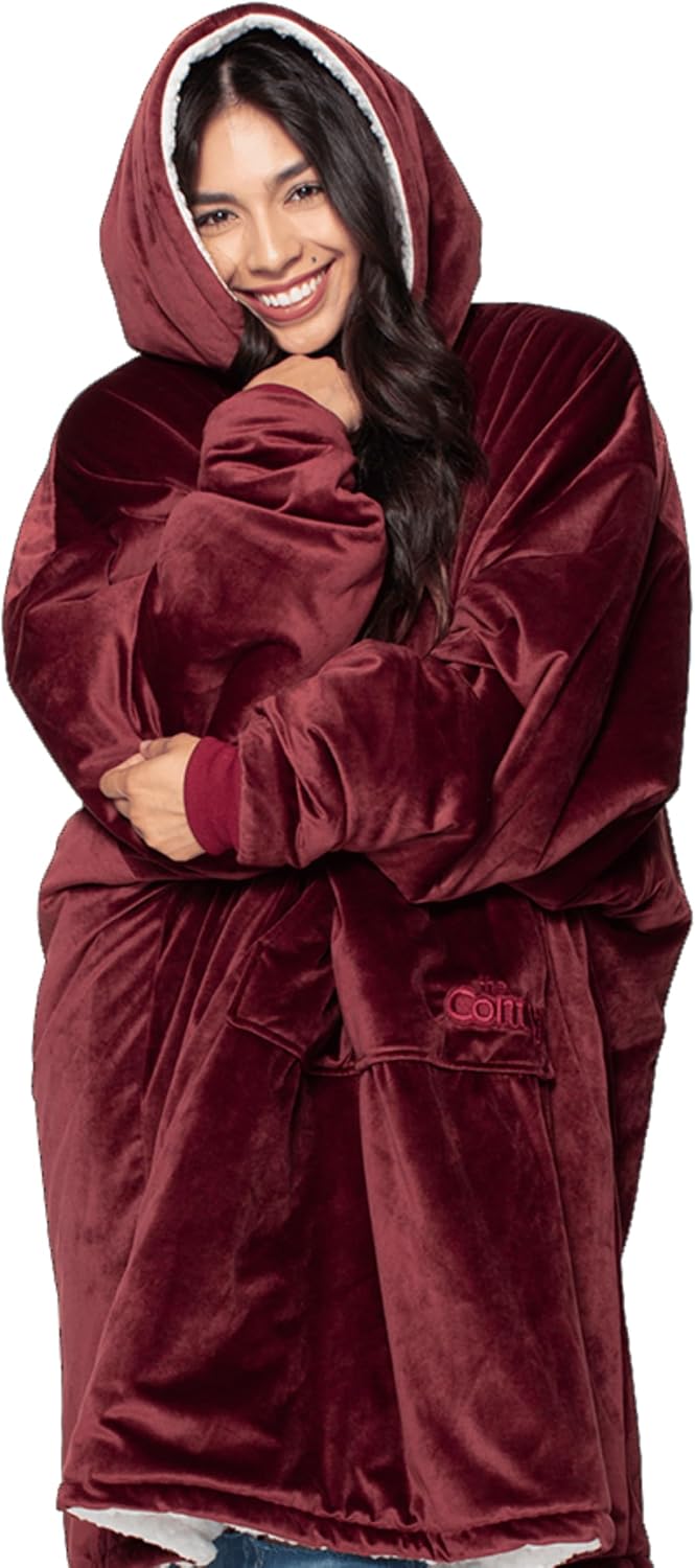 THE COMFY Original | Shark Tank | Patented | Sherpa Wearable Blanket Hoodie