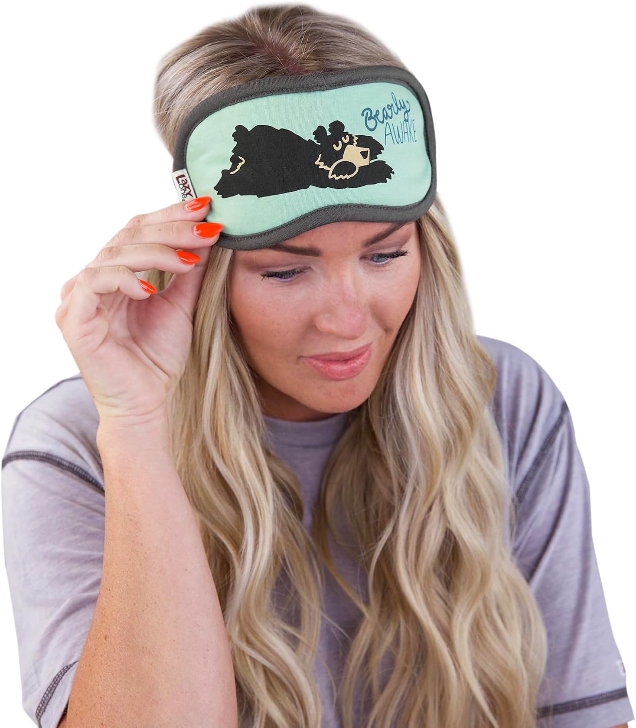 Lazy One Women's Cotton Face Mask for Sleep, Washable Sleeping Mask for Adults