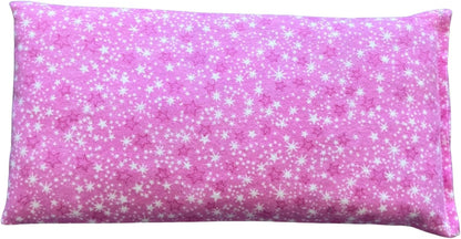 HOME COMFORT Rice & Lavender Microwavable Heating Pad-Reusable Moist Heat or Cold Therapy 10” X 5” (White Clouds)