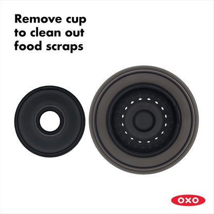 OXO Good Grips 2-in-1 Sink Strainer Stopper, Kitchen Sink Stopper | OXO Good Grips 2-in-1 Sink Strainer Stopper, Kitchen Sink Stopper