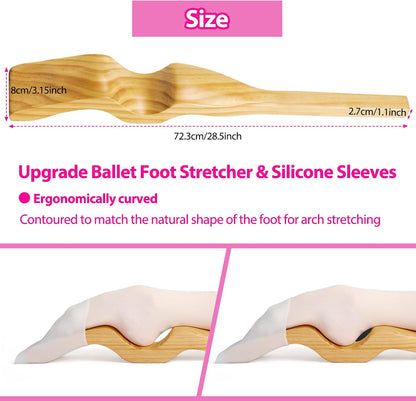 Ballet Foot Stretcher, Portable Dance Stretching Equipment for Dancer, Yoga | small bag for easy carry, foot stretcher ballet
