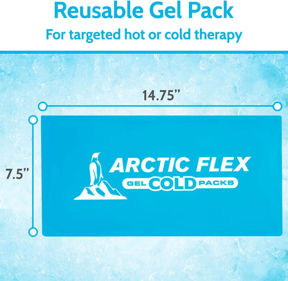 Arctic Flex Gel Replacement Packs - Ice Packs Reusable for Elbow Ice Brace