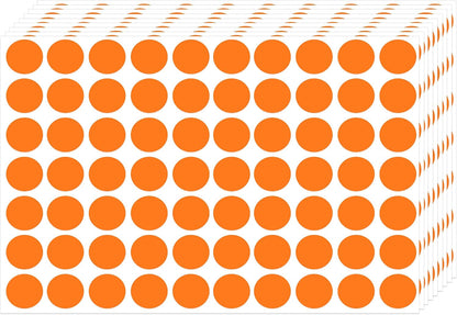3500 Pieces Dot Stickers, 3/4 inch Color Coding Labels, 10 Color Circle Price Stickers for Office Classroom Student