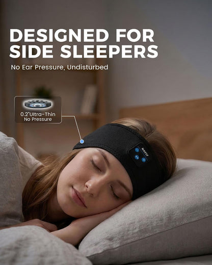 Navly Sleep Headphones Bluetooth Headband for Side Sleepers
