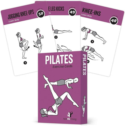 NewMe Fitness Stretching Workout Cards, Fitness Deck for Women and Men