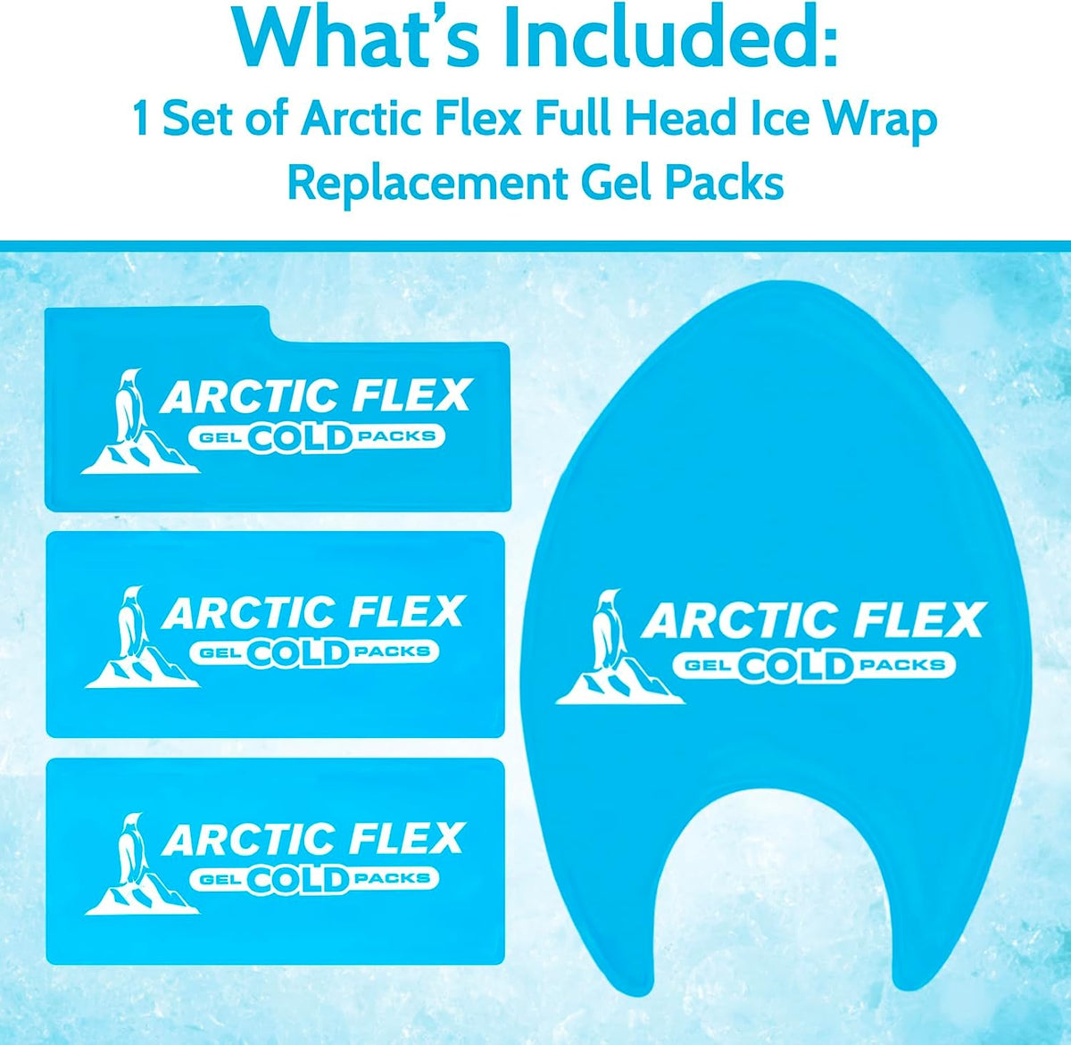 Arctic Flex Gel Replacement Packs - Ice Packs Reusable for Elbow Ice Brace