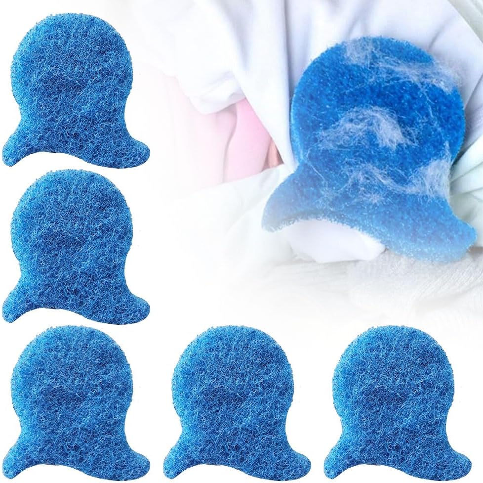 6PCS Washing Machine Hair Filter Mesh Bags, Floating Washing Machine Filter Bags, Reusable Lint Catcher for Washing Machine, Washing Machine Lint Catcher for Laundry (Mix,E)