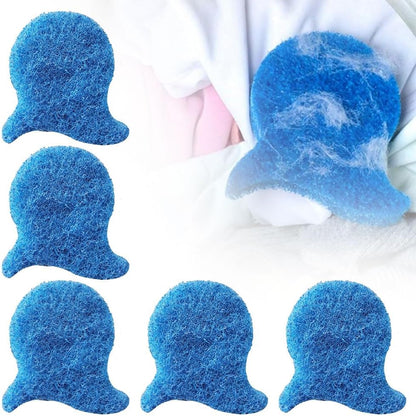 6PCS Washing Machine Hair Filter Mesh Bags, Floating Washing Machine Filter Bags, Reusable Lint Catcher for Washing Machine, Washing Machine Lint Catcher for Laundry (Mix,E)