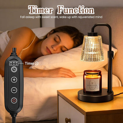 hyrion Candle Warmer Lamp with Timer, Gifts Adjustable Height Candle Lamp
