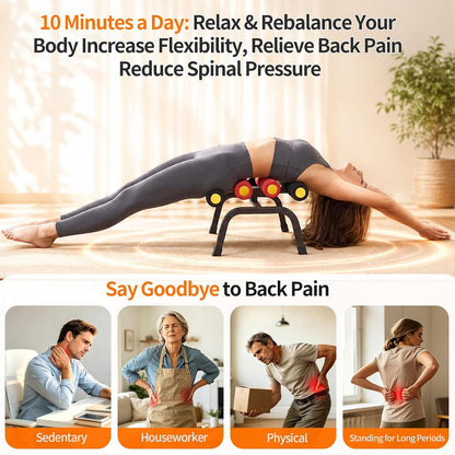 Mini Inversion Table with Rollers, Back Extension Machine
