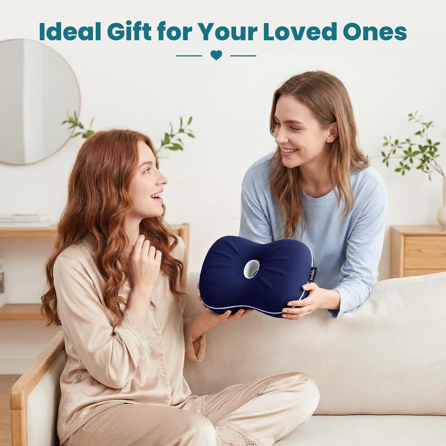Knee Pillow for Side Sleepers - Smooth Spine Alignment Pillow, Memory Foam Knee Pillows for Back Hip Pain, Spine Aligning, Sciatica, Surgery Recovery, Pregnancy