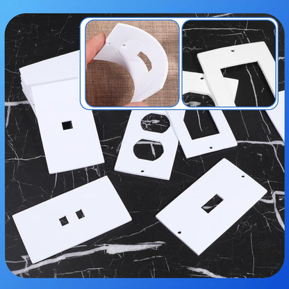 15 PCS Outlet Insulation Pads Foam Outlet Gaskets Electrical Outlet-Insulation and Draft Sealers Electrical Outlet-Insulators EVA Foam Gasket for Light Switch Wall Socket (2.36 X 4.1 Inch)