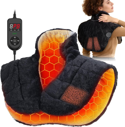 UTK Weighted Heating Pad for Neck and Shoulders and Back, 30s Fast Heat