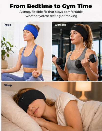 Sleeping Headphones, Headband Headphones with HD Stereo Speakers