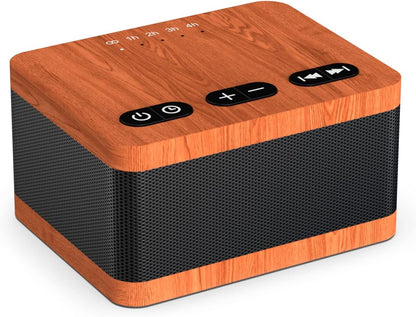 Sound Machine White Noise Machine with 30 Natural Soothing Sounds 32 Levels Volume 5 Timers Memory Function Effectively Blocks Noise Ideal Sleep Machine Brown Noise for Baby Kids Adults Home (Black)