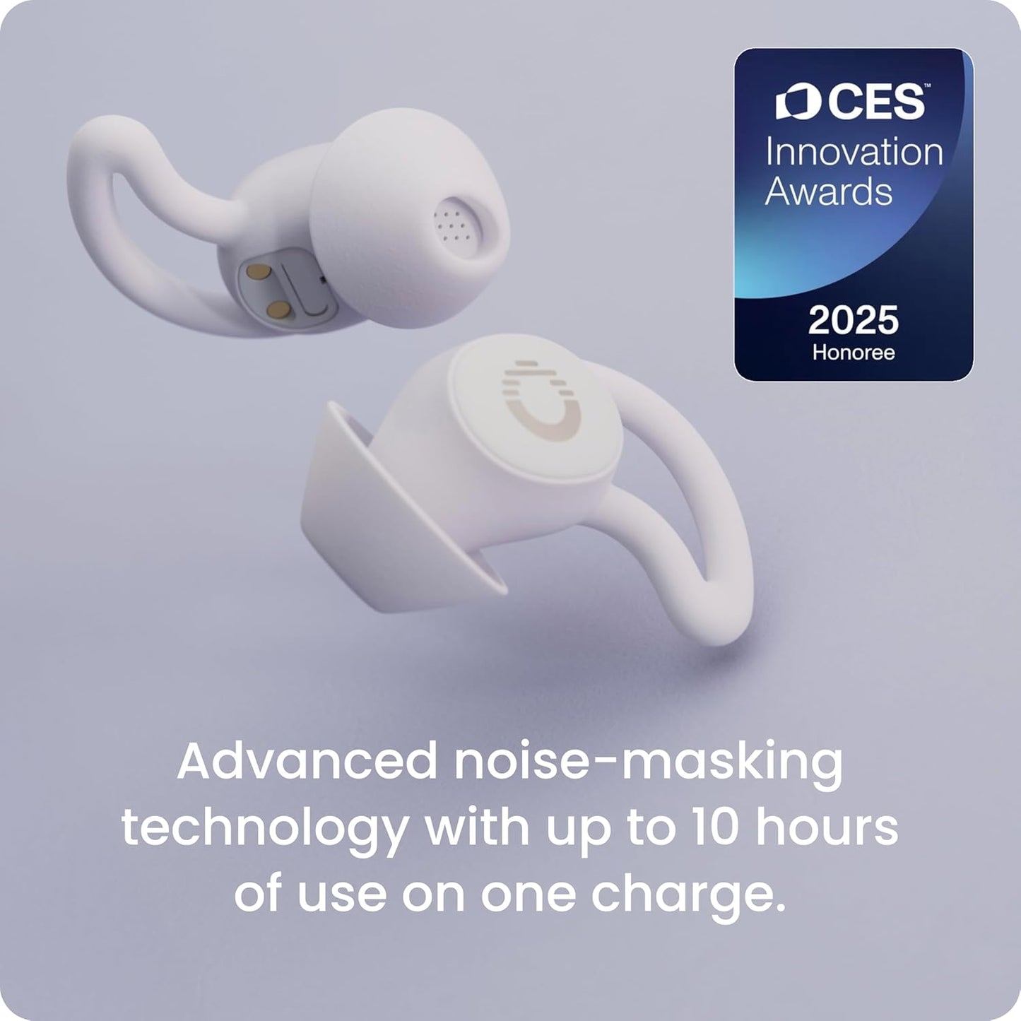 Ozlo Sleepbuds® | Comfortable Side Sleeper Headphones | Up to 10 Hours of Bluetooth LE Streaming | Science-Backed Sleep Sounds | Snore Blocking Earbuds