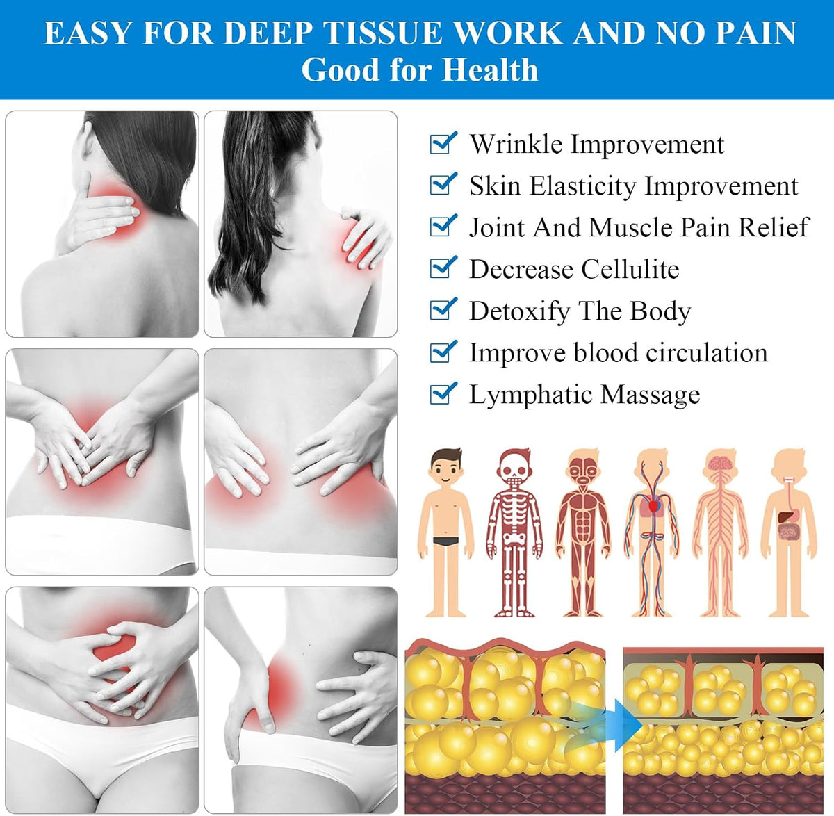 Silicone Cupping Therapy Sets (Set of 3), Cupping Kit for Massage Therapy
