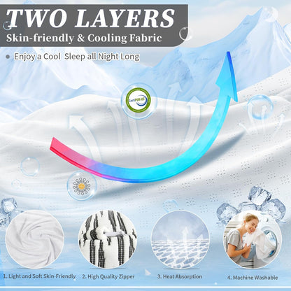Cervical Neck Roll Pillow, Say Goodbye to Neck Pain, Travel Neck Support Pillow for Side Sleepers, Ergonomic Memory Foam Camping Pillow, Cervical Traction Device with Storage Bag