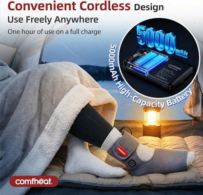 Cordless Foot Heating Pad for Plantar Fasciitis Foot Pain Relief