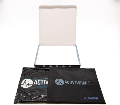 ActiveWrap Ultra Flex Ice & Heat Pack, Large (7" x 10") – Gel Ice Packs Reusable for Knee & Shoulder, Hot & Cold Therapy, Flexible No-Flow Gel, Includes Nylon Protective Pouch (2 Count)