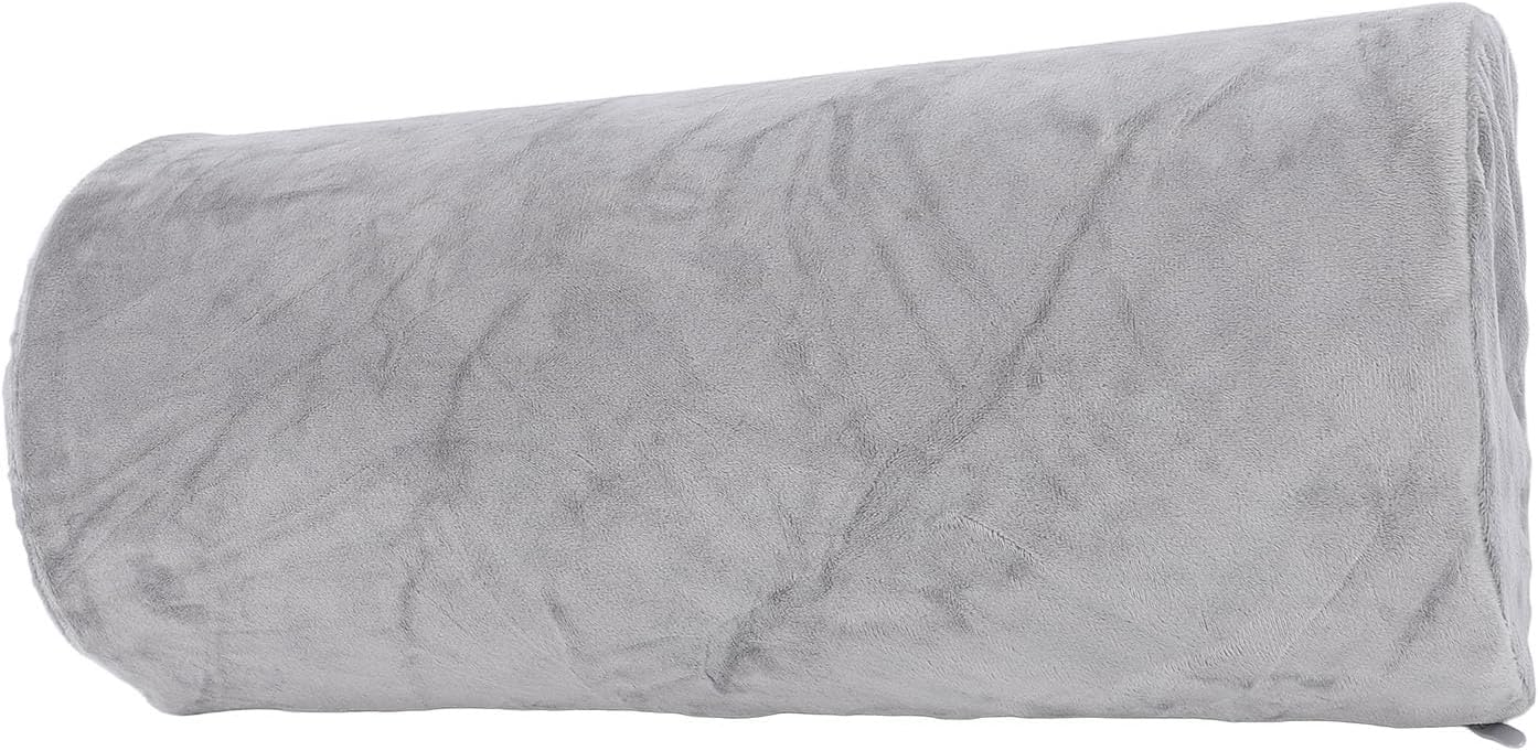 Fabater Half Moon Waist Pillow for Back Pain Relief, Memory Foam Lumbar Support Cushion for Head Feet Lower Back Knees, Ergonomic Support Pillow for Bed Office Chair Sleeping Sitting