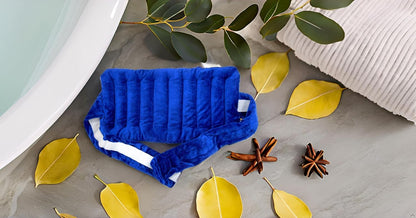 Nature's Approach Belted Lumbar Wrap, Assorted | Adjustable hook-and-loop belt secures this 12-herb rice & flaxseed wrap around the lower back