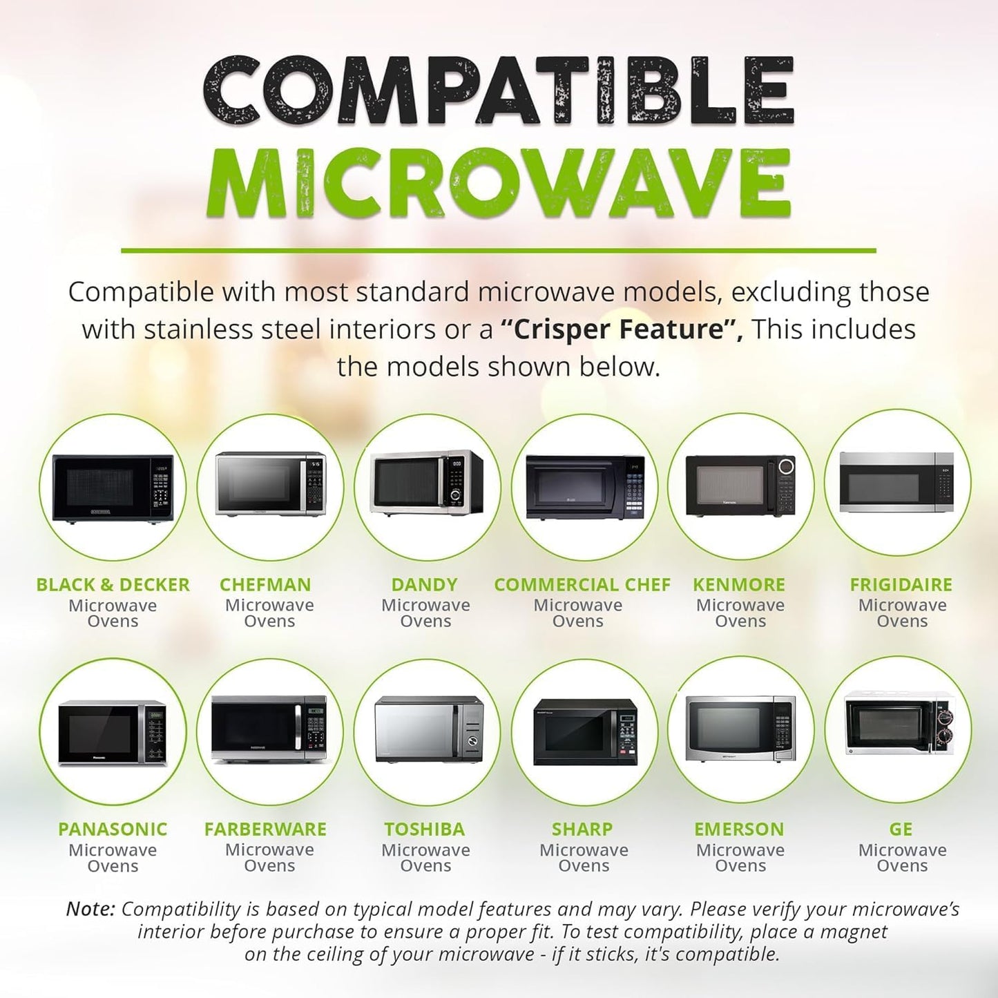 HOVER COVER Magnetic Microwave Splatter Cover - 12-Inch Collapsible - Gray | High Power, Stronger Magnetic Grip, BPA-Free Lid, Vented Plate Guard with Steam Vents, Dishwasher Safe, Space-Saving Storage