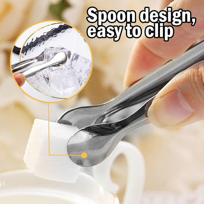 12Pcs Mini Serving Tongs,4.3"Stainless Steel Small Appetizer Tongs | Ice Tongs Sugar Tongs Mini Tongs for Appetizers Desserts Ice Bucket,Tea Party,Coffee Bar (Gold)