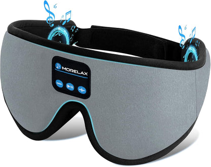 Sleep Headphones,Sleep Mask for Side Sleeper,3D Eye Mask for Sleeping with Stereo Speakers,Bluetooth Headphone,Perfect for Gifts for Women/Men Black