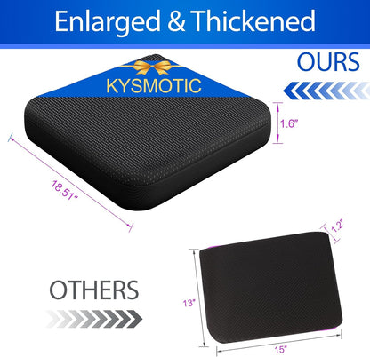 Gel Seat Cushion for Long Sitting, Gel Chair Cushion (Large & Thick)