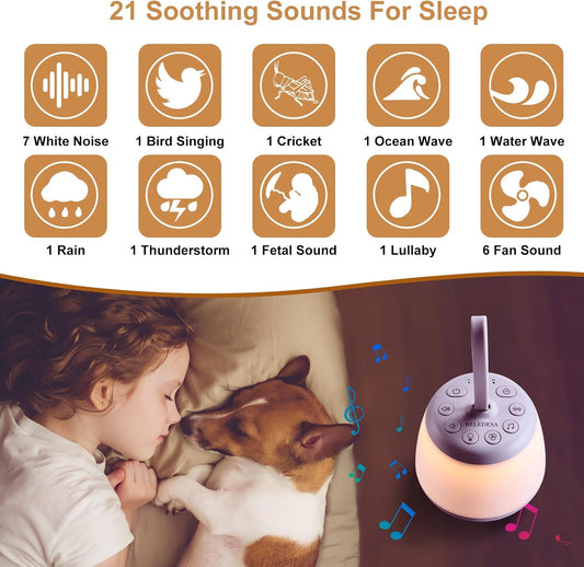 Upgraded White Noise Sound Sleep Machine