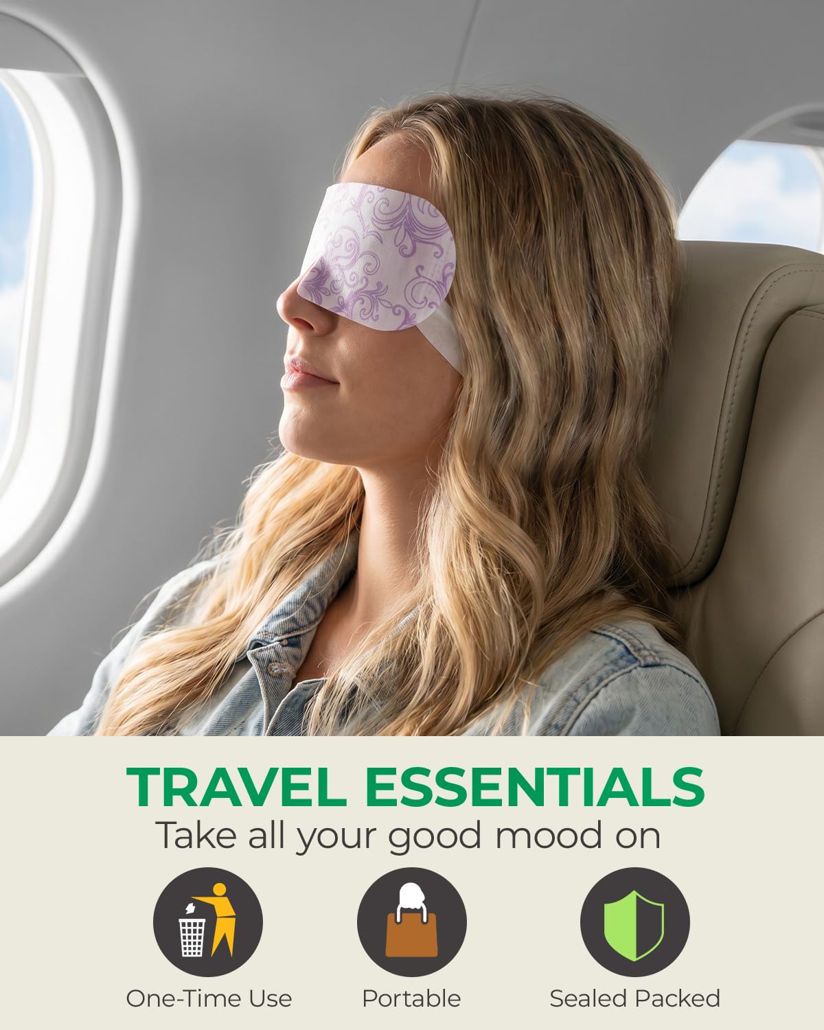 16 Packs Steam Eye Masks for Dry Eyes, Self Heating Warm Compress Unscented