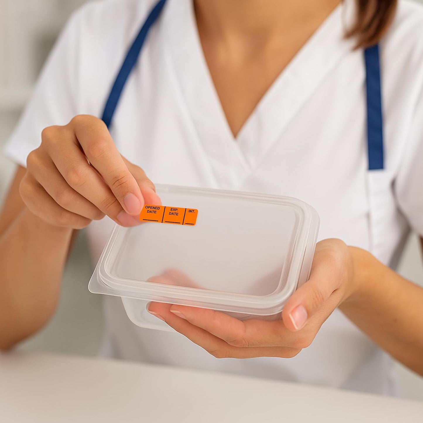 Pantry Labels for Containers, Waterproof Date & Contents Food Labels, 1" x 2" (25.4 x 50.8mm), 500/Roll, Writable